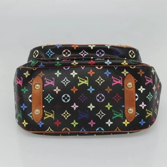 LOUIS VUITTON Monogram Multicolor Rita Tote Bag Black - Picture 8 of 16